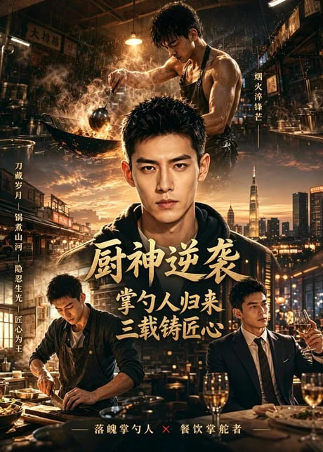 厨神逆袭：掌勺人归来，三载铸匠心